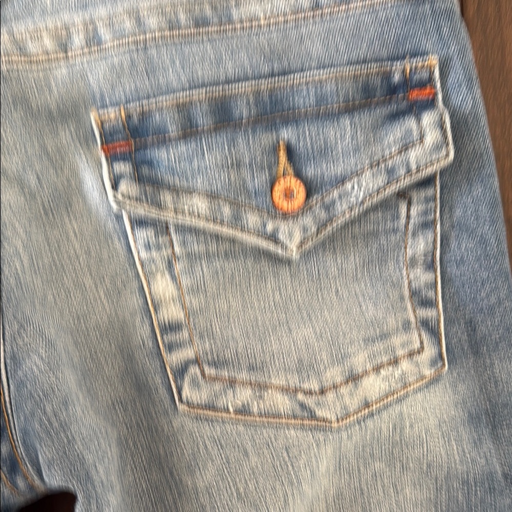 Colin’s Jeanswear Flare Rita Classic Light Blue Distressed Jeans - Picture 14 of 15